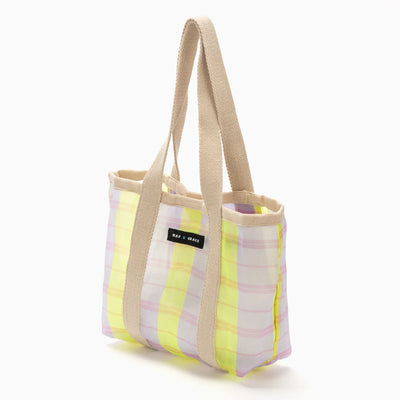 Mini Shopper Bag - Lilac/Lime