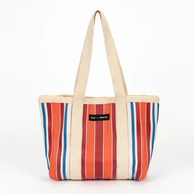 Mini Shopper Bag - Orange/Red Mixed