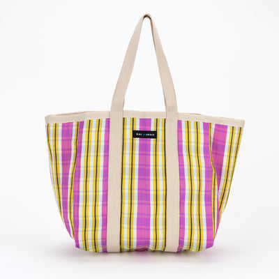 Large Shopper Bag - Pink & Yellow