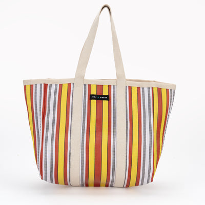 Large Shopper Bag - Red & Yellow