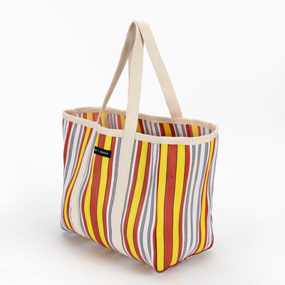 Large Shopper Bag - Red & Yellow