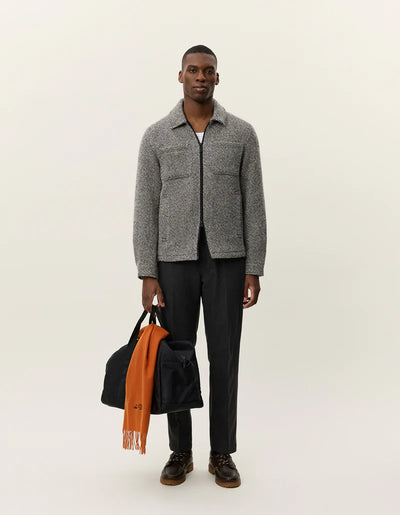 Marseille Twill Wool Jacket - Salt Pepper
