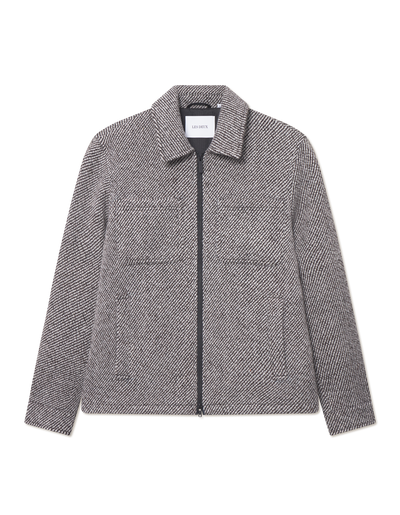 Marseille Twill Wool Jacket - Salt Pepper
