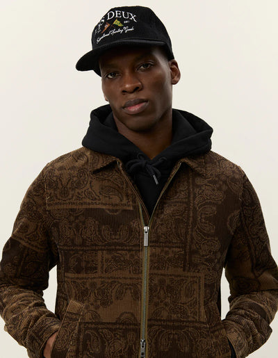 Marchall AOP Corduroy Coach Jacket - Teak