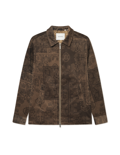 Marchall AOP Corduroy Coach Jacket - Teak