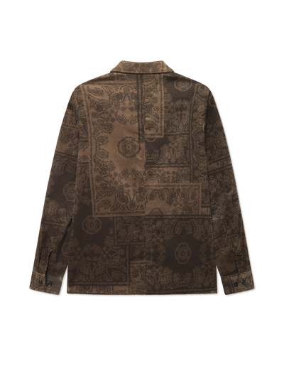 Marchall AOP Corduroy Coach Jacket - Teak