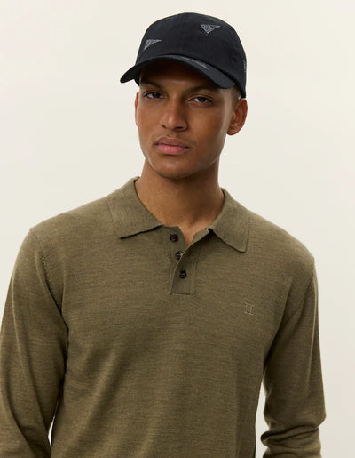 Greyson Merino Polo Knit -Military Olive