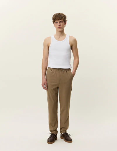 Como Tapered Textured Pants - Caribou