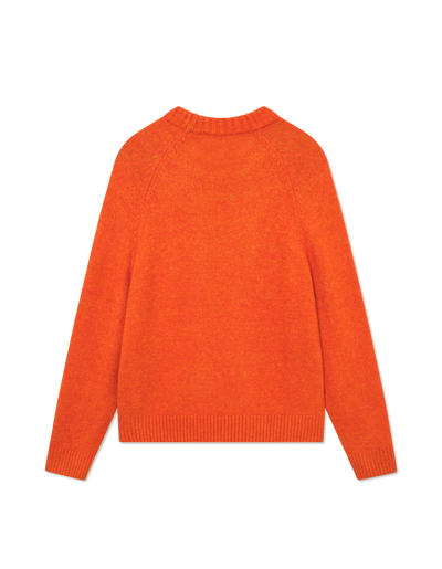 Gilbert Crewneck Knit - Gold Flame