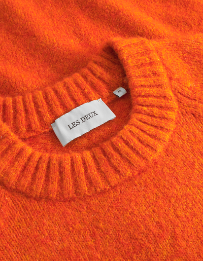 Gilbert Crewneck Knit - Gold Flame