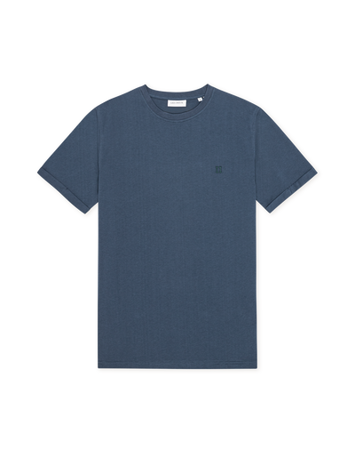 Norregaard Contrast T-Shirt - Dark Denim Blue