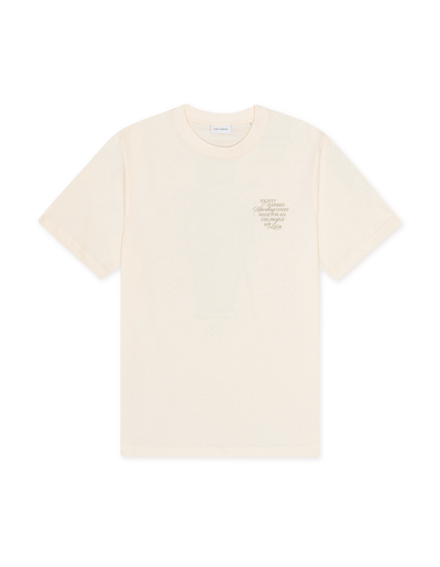 Ben Faience T-Shirt - Eggnog White
