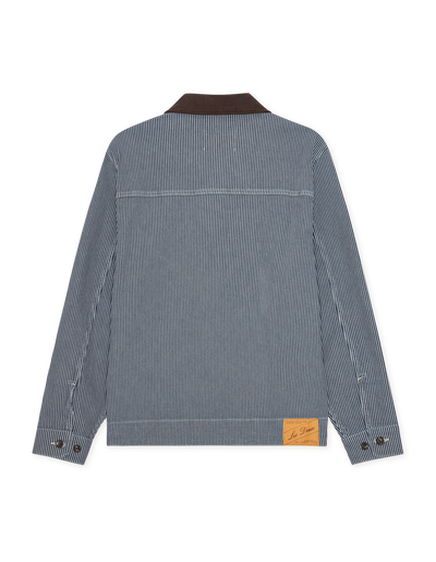 Robert Striped Jacket - Dark Navy
