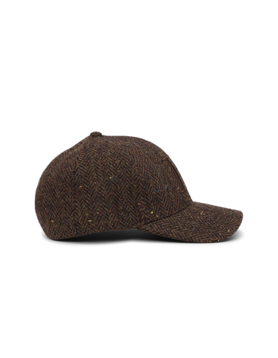 Core Herringbone Baseball Cap - Mole Brown