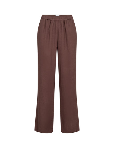 Naja 7 Linen Mix Trousers - Brown