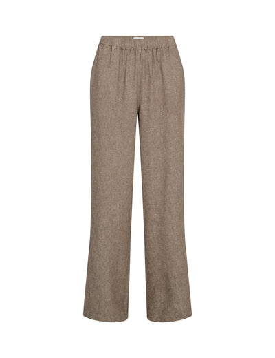 Naja 7 Linen Mix Trousers - Camel