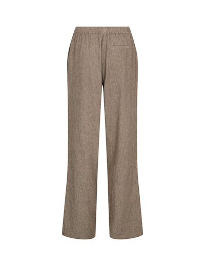 Naja 7 Linen Mix Trousers - Camel