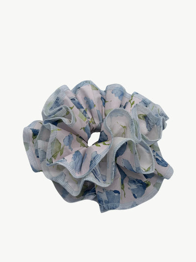 Azaria Scrunchie - Floral Blue
