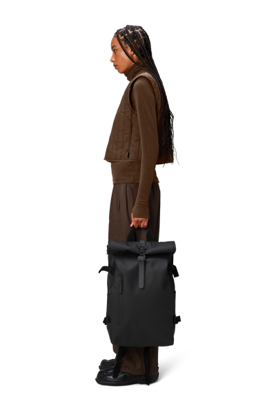 Rolltop Rucksack Large - Black