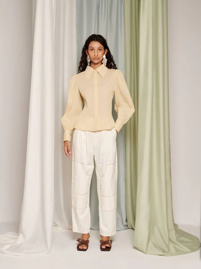 Leda Jeans - Pearl Ivory