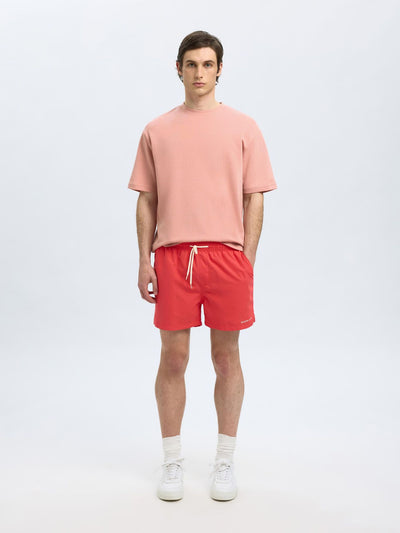 Oscar Loose O Neck Tee - Rose Tan