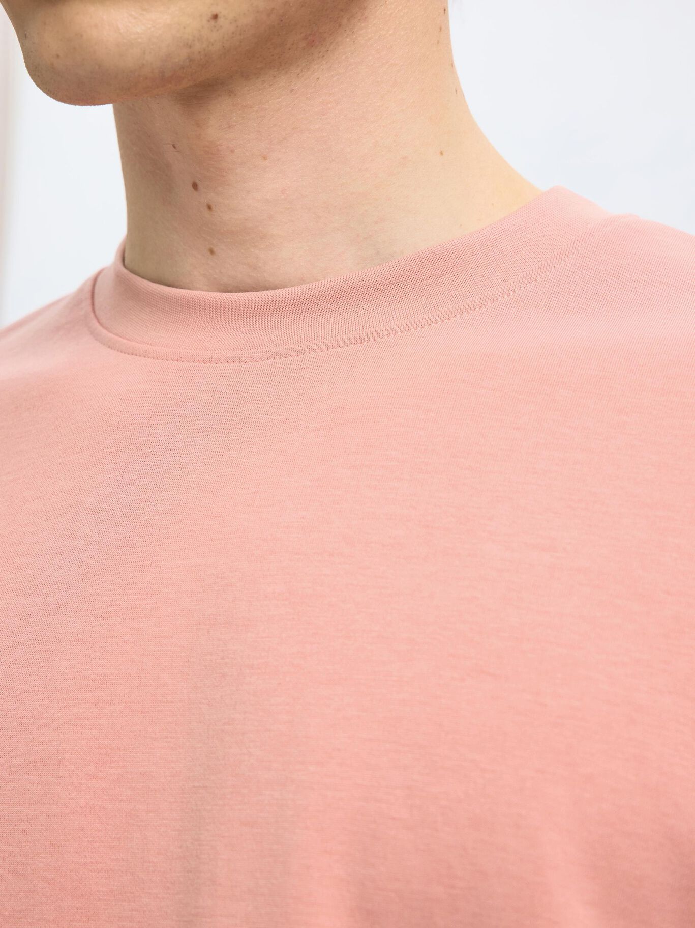 Oscar Loose O Neck Tee - Rose Tan