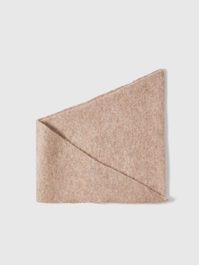 Maria Narrow Cashmere Scarf - Fungi Melange