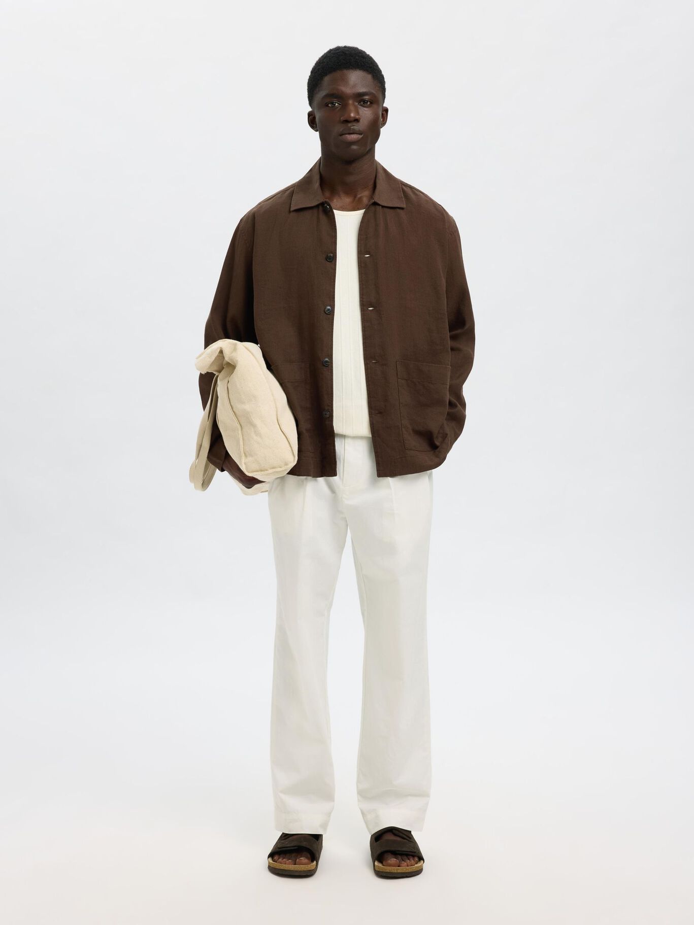 Relaxed Tony Overshirt - Demitasse
