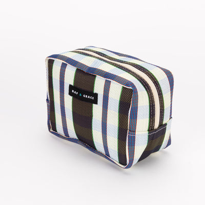 Wash Bag - Black, Cream & Navy