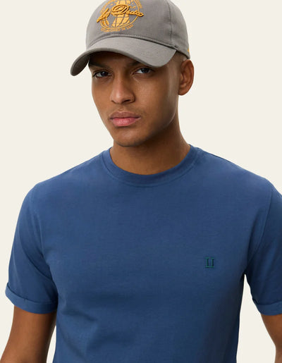 Norregaard Contrast T-Shirt - Dark Denim Blue