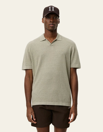 Emmanuel Polo Knit - Tea Green