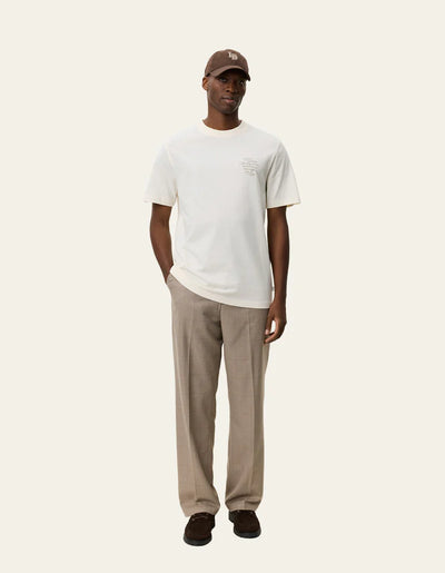 Ben Faience T-Shirt - Eggnog White