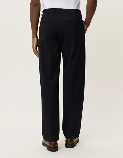 Como Solid Slack Pants - Dark Navy