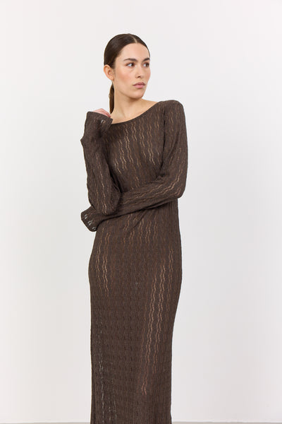 Laica Dress - Dark Brown