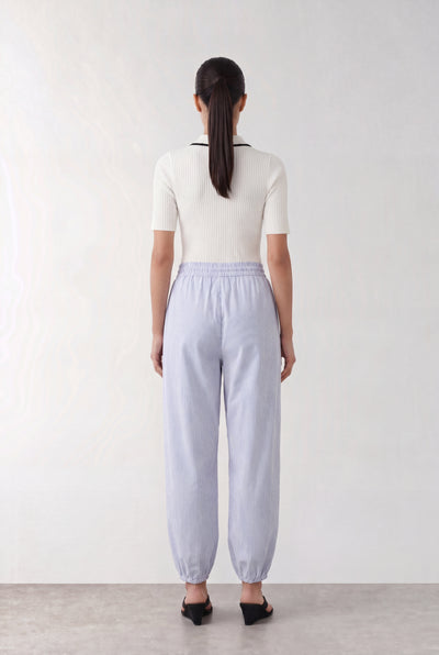 Riss 1 Pants - Blue/White Stripes