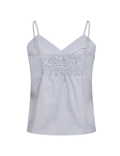 Riss 2 Blouse - Blue and White Stripes