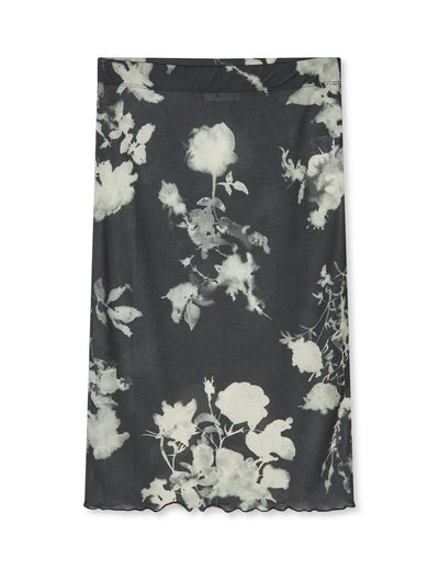 Sherib Emana Skirt - Ink Flower/Black