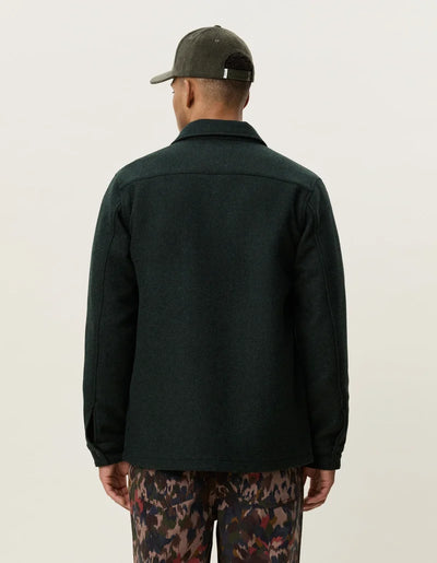 Wool Overshirt - Rosin Green