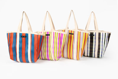 Large Shopper Bag - Red & Yellow