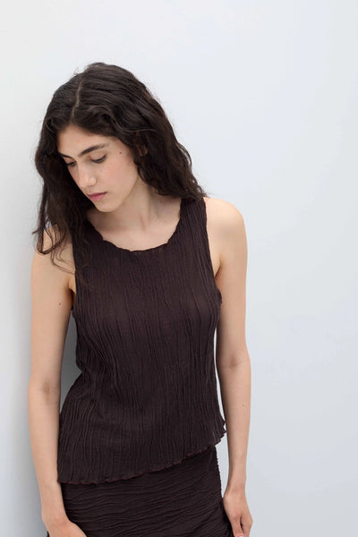 Leila Top - Brown