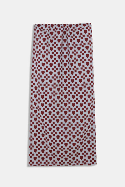 Fuoco Skirt - Blue/Rust
