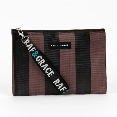 Small Pouch - Fig Brown/Black