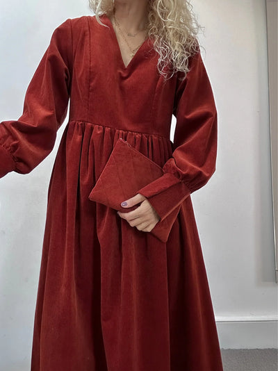 Celeste Pouch Bag - Rust