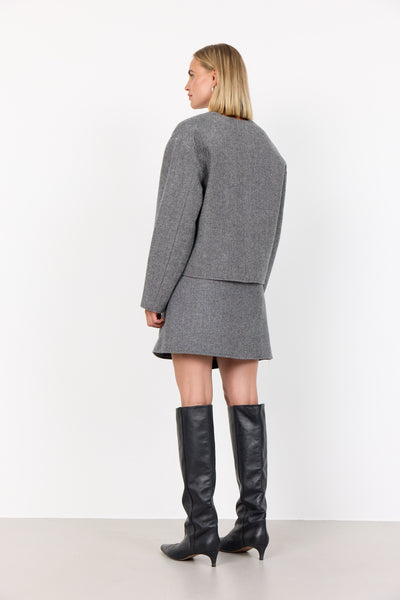 Ikki 2 Blazer - Black/Herringbone