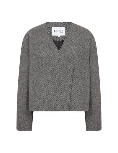 Ikki 2 Blazer - Black/Herringbone