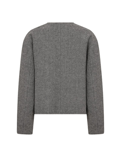 Ikki 2 Blazer - Black/Herringbone