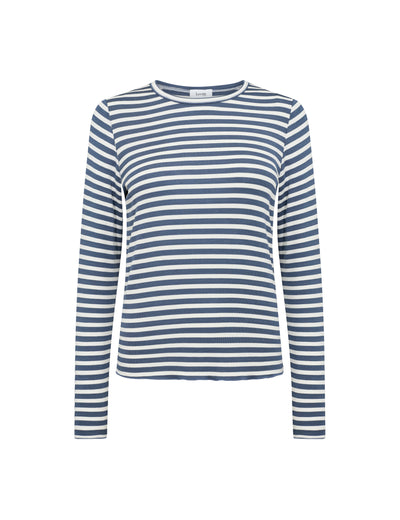 Ika 11 Blouse - Vintage Indigo Stripes