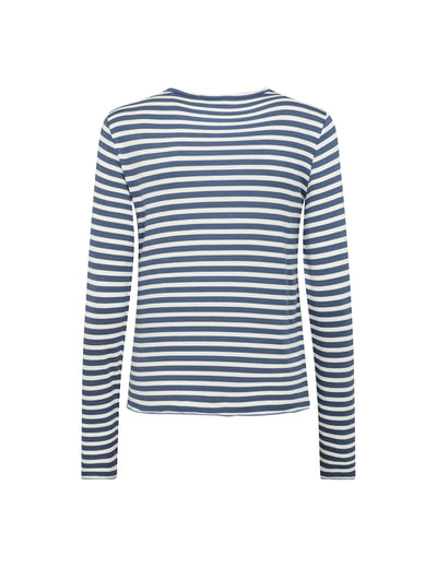 Ika 11 Blouse - Vintage Indigo Stripes