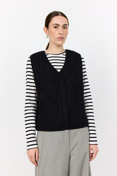 Nissa 1 Waistcoat - Black