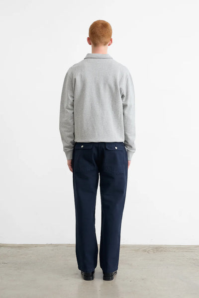 Mini Logo Polo - Plain Grey Melange